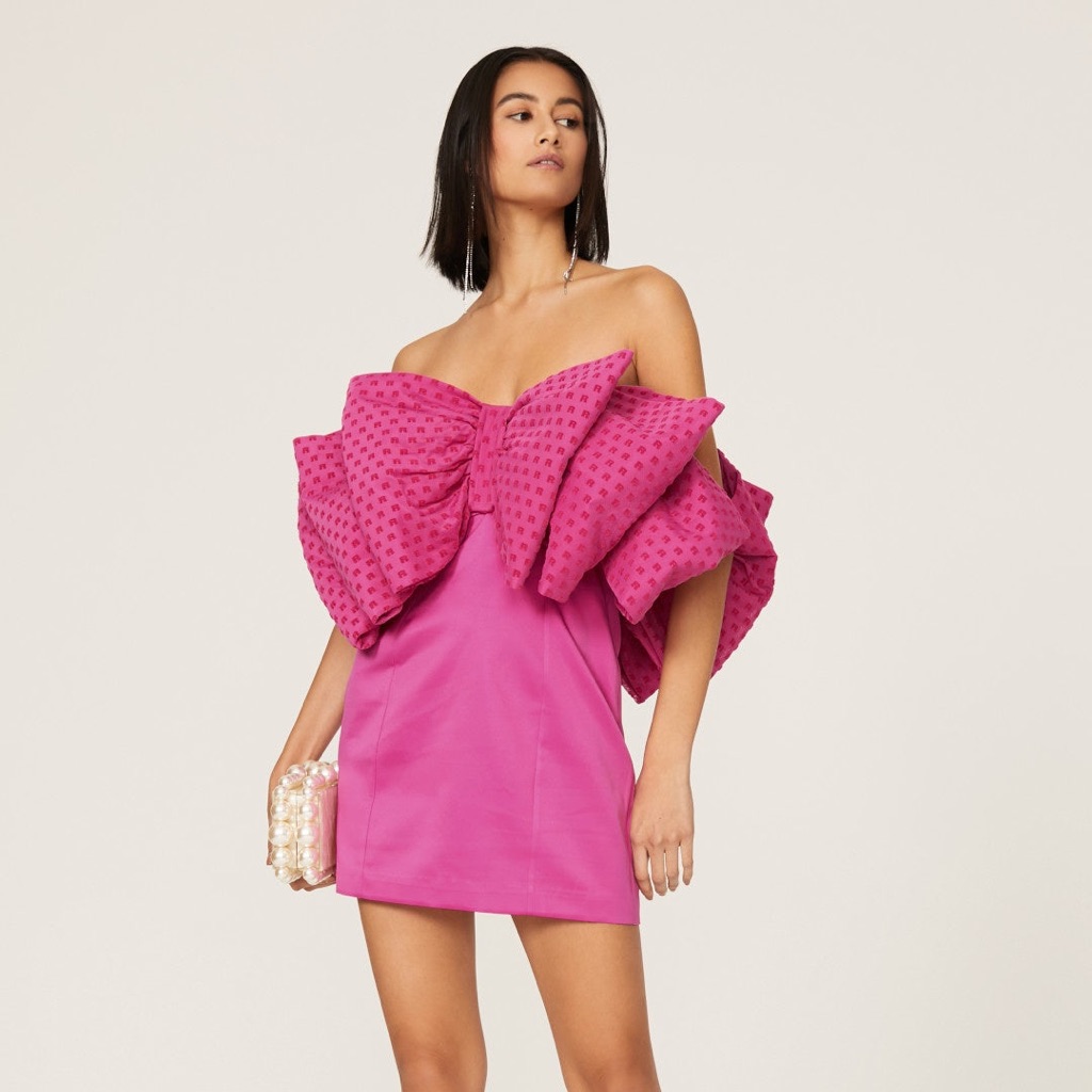 Rotate Birger Christensen Strapless Pink Dress